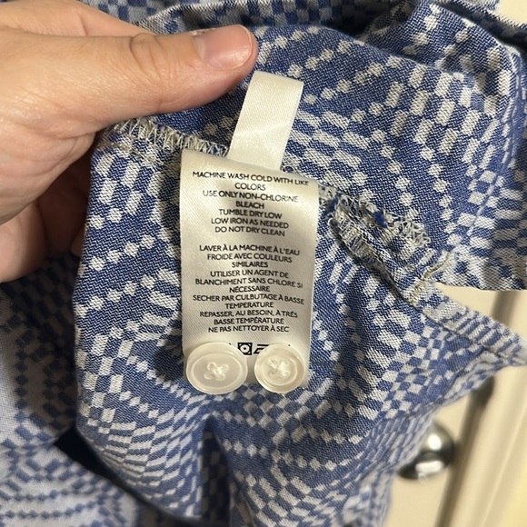 EUC Urban Outfitters Jacquard Check Camp Collar Overshirt Long Sleeve - Picture 6 of 7